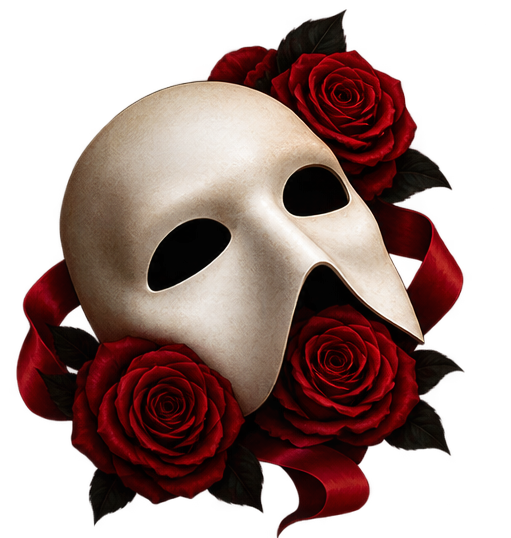 Máscara con rosas